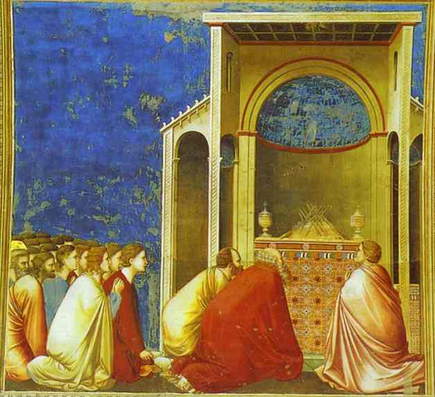 Oil painting:The Wooers Praying. 1302