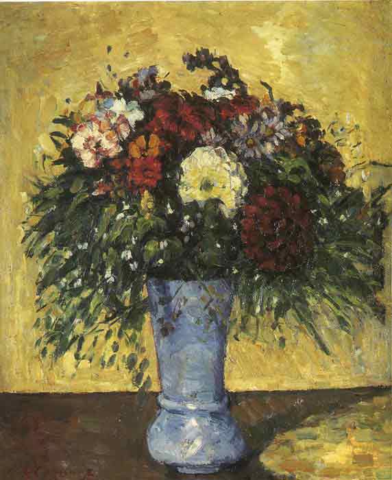 Oil painting for sale:Bouquet in a Blue Vase, 1873