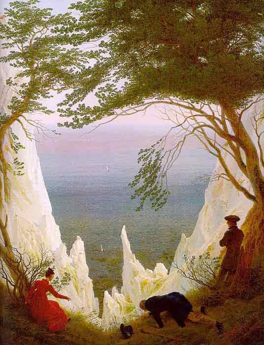 Oil painting for sale:Chalk Cliffs on R?gen, 1818-1819