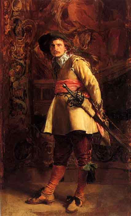 Oil painting for sale:Musketeer, 1870