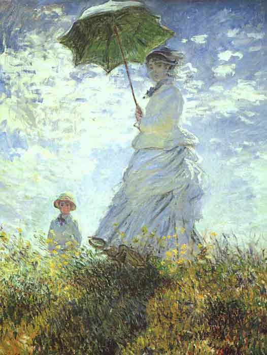 Oil painting for sale:Woman with a Parasol, 1875