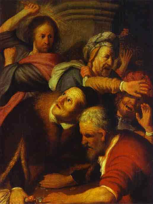 Christ Drives Money-Changers from the Temple. 1626