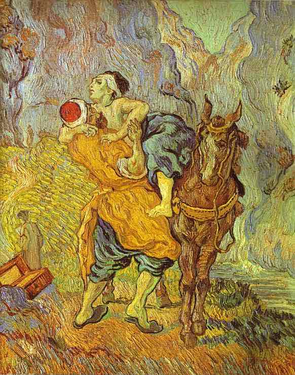 The Good Samaritan (After Delacroix). Auvers-sur-Oise. May 1890