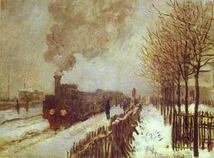 The Train in the Snow 1875.