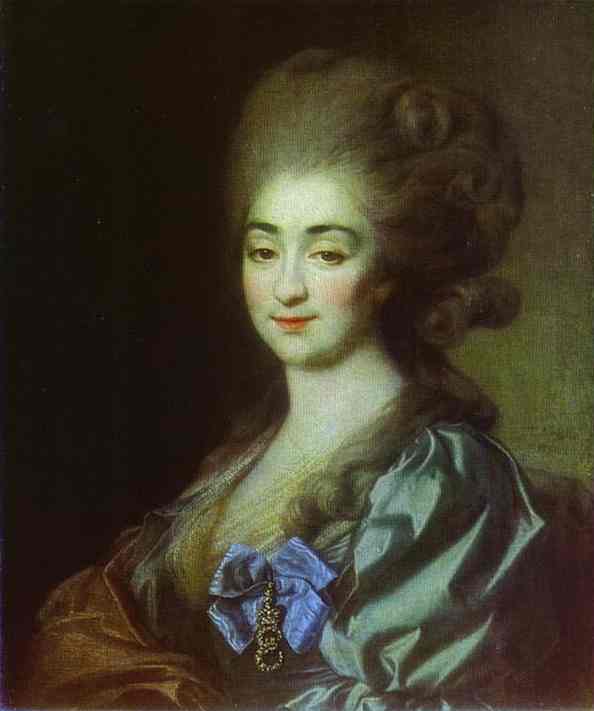 Oil painting:Portrait of Princess P. N. Repnina. 1781