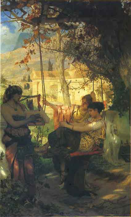 Oil painting for sale:The s Song of Slaves, 1884