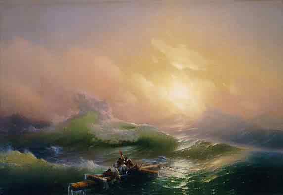 Oil painting for sale:The Ninth Wave, 1850