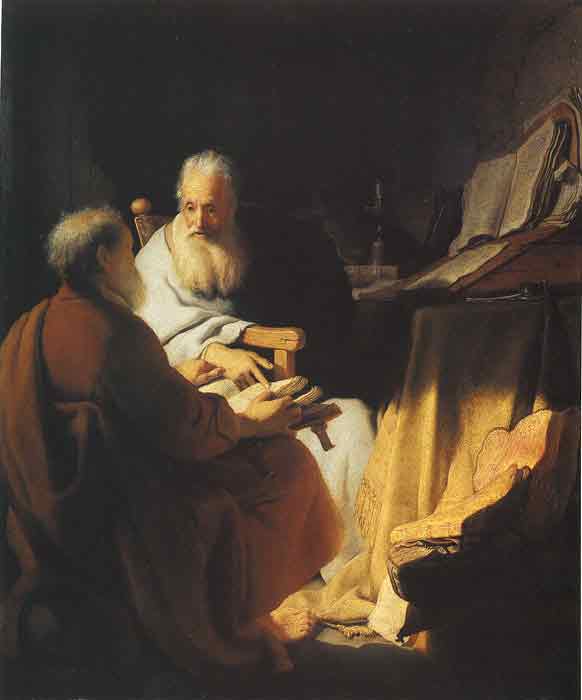 Oil painting for sale:Two Scholars Disputing, 1628
