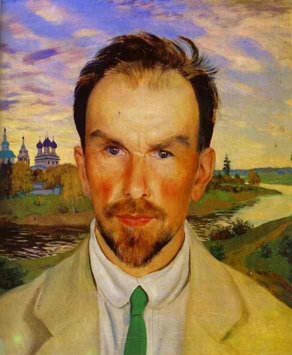 Oil painting: Portrait of an Art Historian and Restorer Alexander Anisimov. 1915