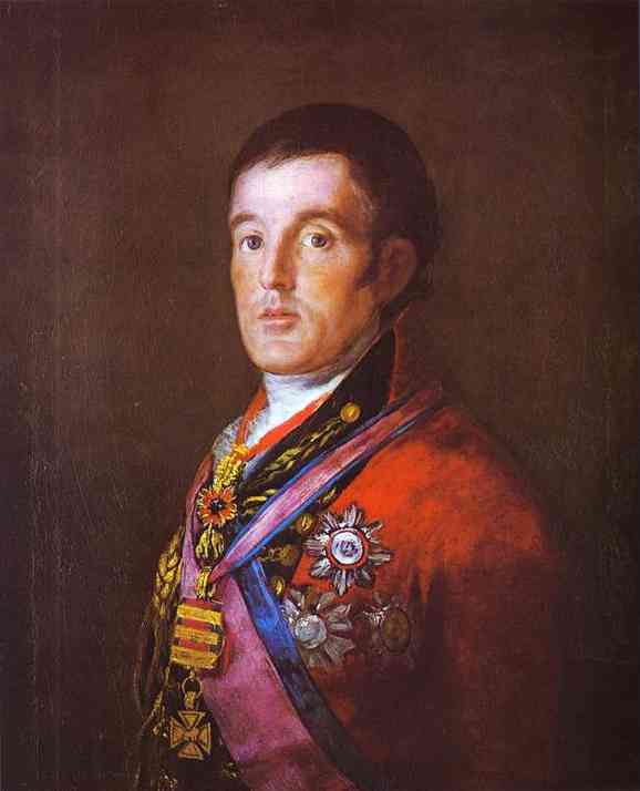 Oil painting:Portrait of the Duke of Wellington. 1812