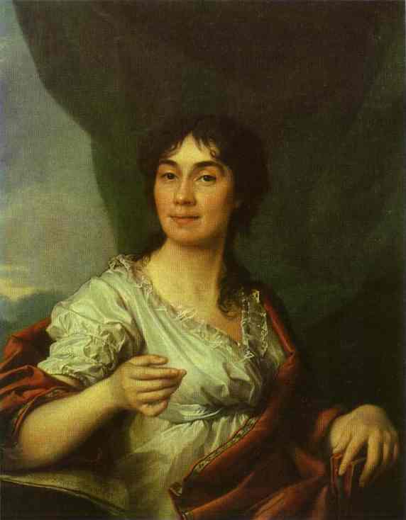 Oil painting:Portrait of Countess A. S. Protasova. 1800