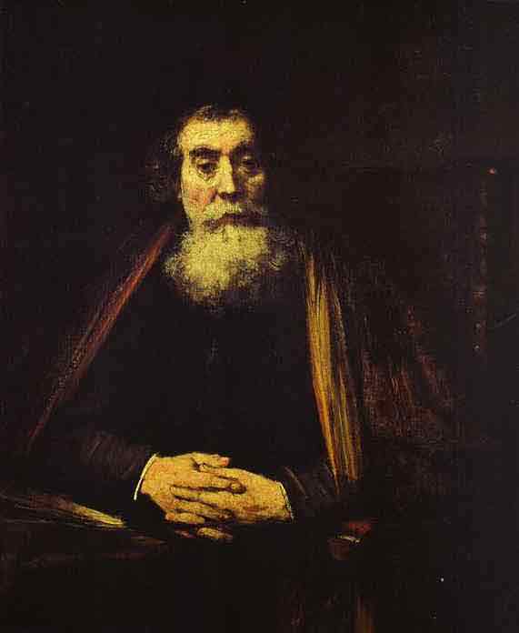 Portrait of an Old Man (The Rabbi). c. 1664