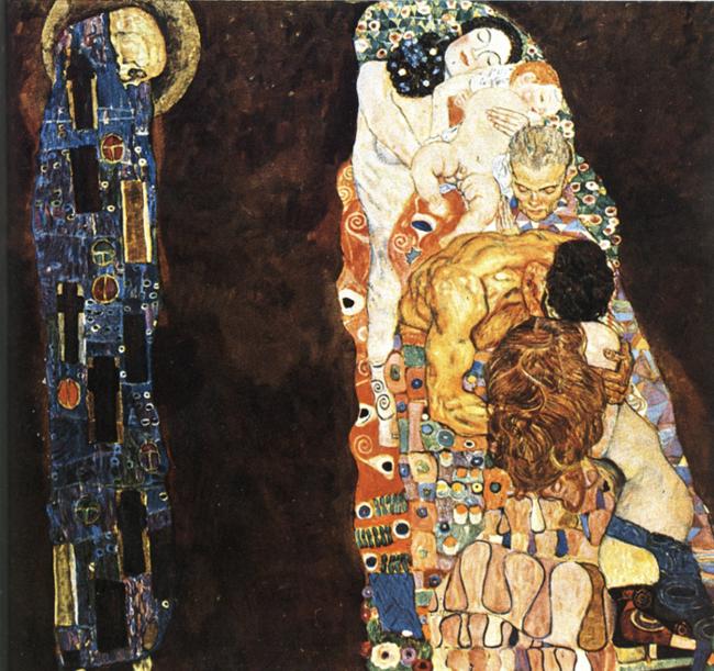 Oil painting:Death and Life. 1908