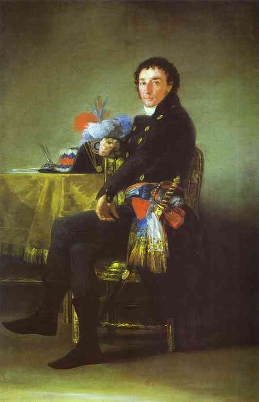 Oil painting:Ferdinand Guillemardet, French Ambassador in Spain. c. 1798