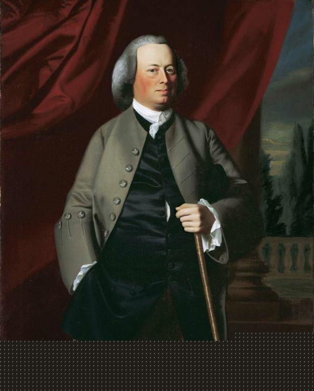 Oil painting:James Warren. 1763