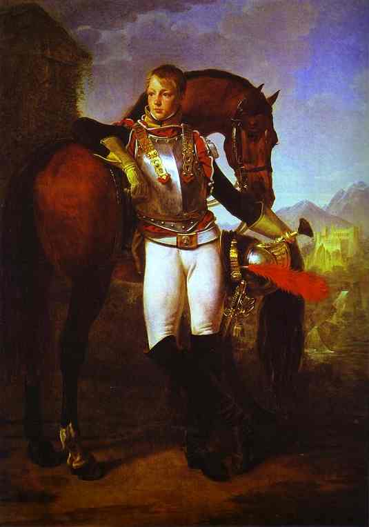 Oil painting:Lieutenant Charles Legrand. c. 1810