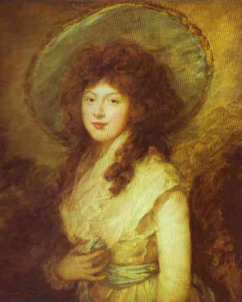 Oil painting:Miss Catherine Tatton. 1785