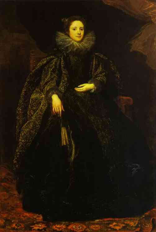 Oil painting:Portrait of Marchesa Balbi. 1622