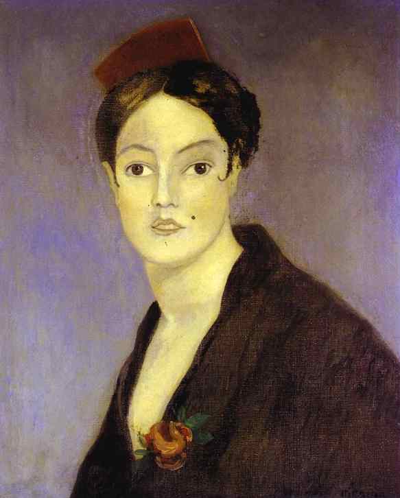 Oil painting:Spanish Woman/Espagnole. 1902