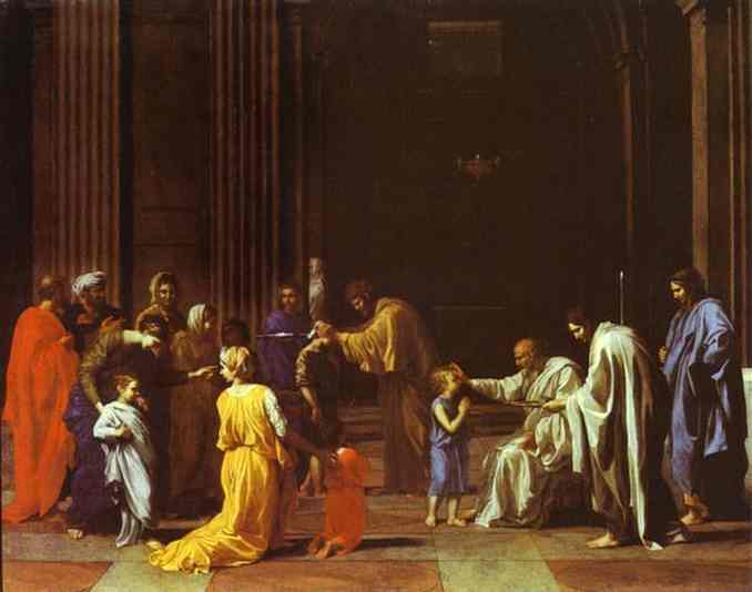 Oil painting:The Confirmation. 1640