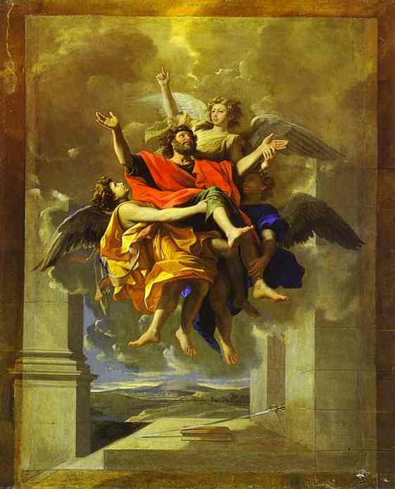 Oil painting:The Ecstasy of St. Paul. 1643