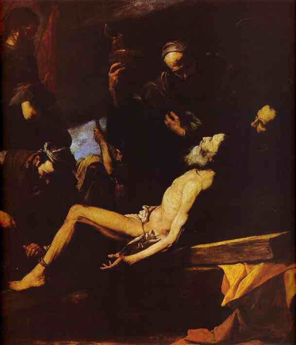 Oil painting:The Martyrdom of St. Andrew. 1628