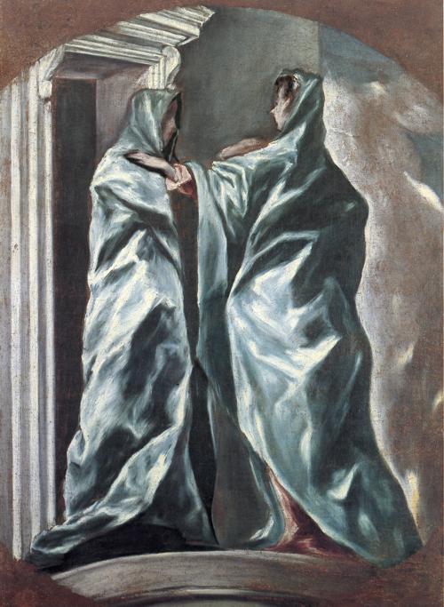 Oil painting:Visitation. c. 1607-1614