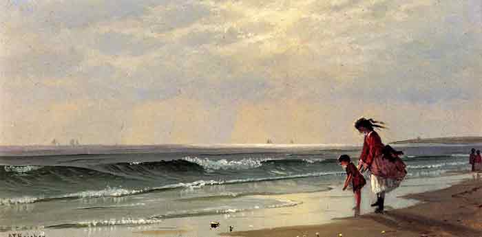 Oil painting for sale:At the Shore, 1871