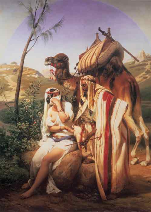 Oil painting for sale:Judah and Tamar, 1840