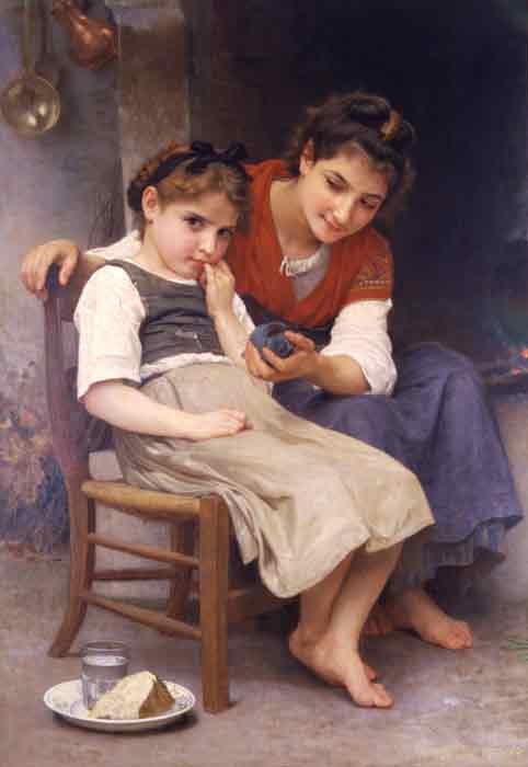 Oil painting for sale:Petite boudeuse [The little sulk], 1888