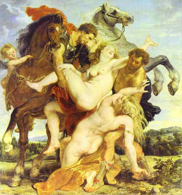 Castor and Pollux Abduct the Daughters of Leukyppos. c.1618