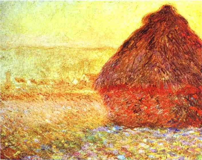Haystack at the Sunset near Giverny 1891.