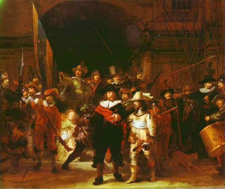 The Night Watch (The Militia Company of Captain Frans Banning Cocq and of Lieutenant Willem van Ruyt