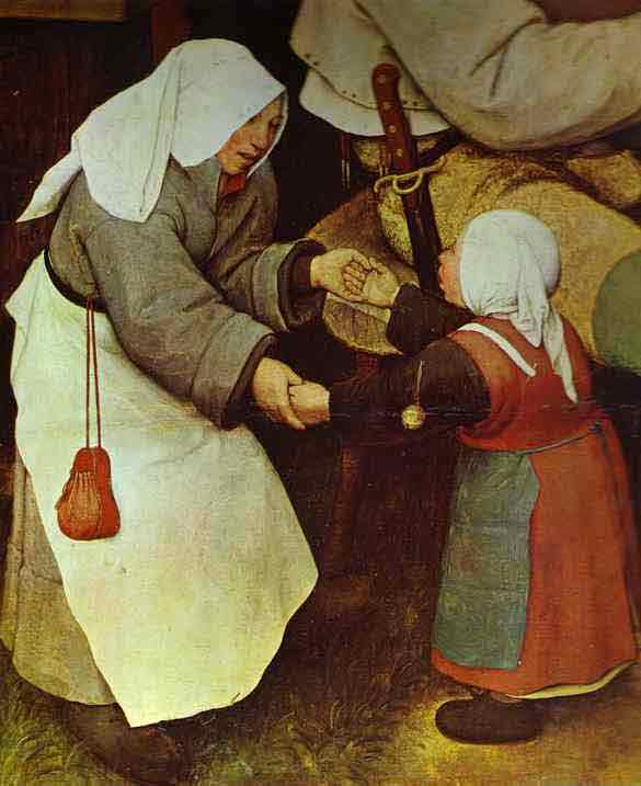 The Peasant Dance. Detail. 1567