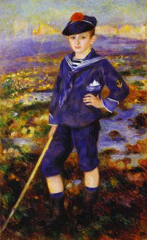 Young Boy on the Beach of Yport (Robert Nun