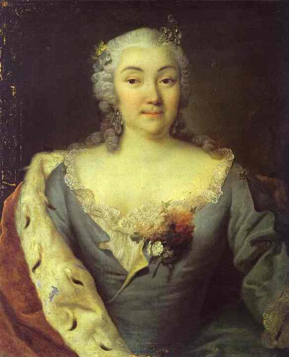 Oil painting:Portrait of Princess Alexandra Kurakina.