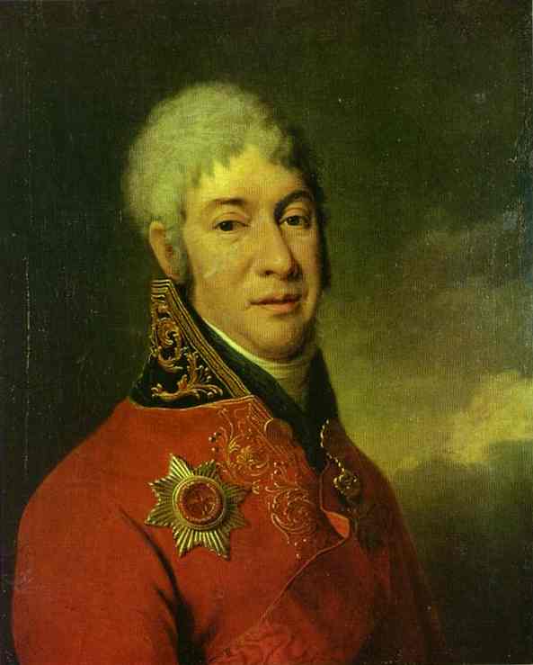 Oil painting:Portrait of I. V. Lopukhin. 1802
