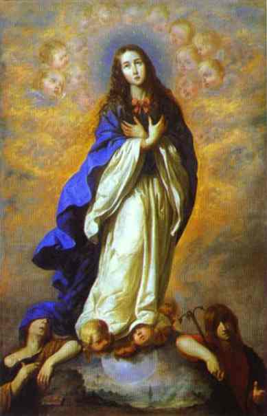 Oil painting:The Immaculate Conception. 1660