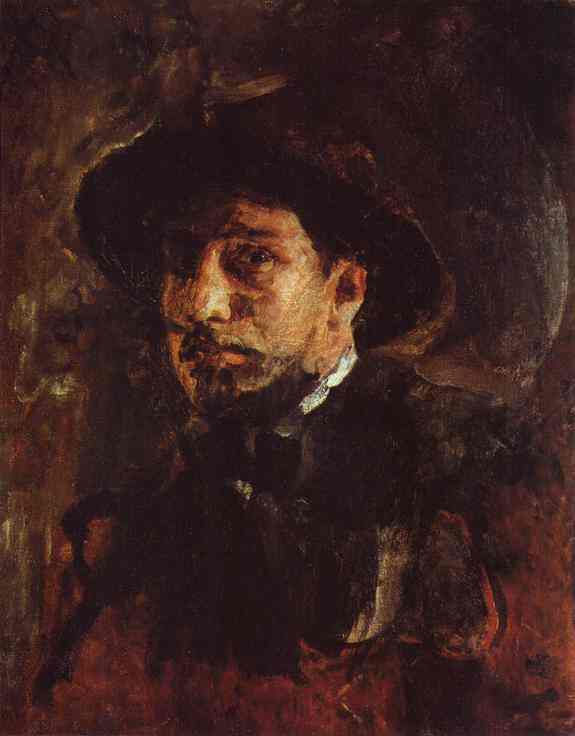 Oil painting:Self-Portrait. 1885