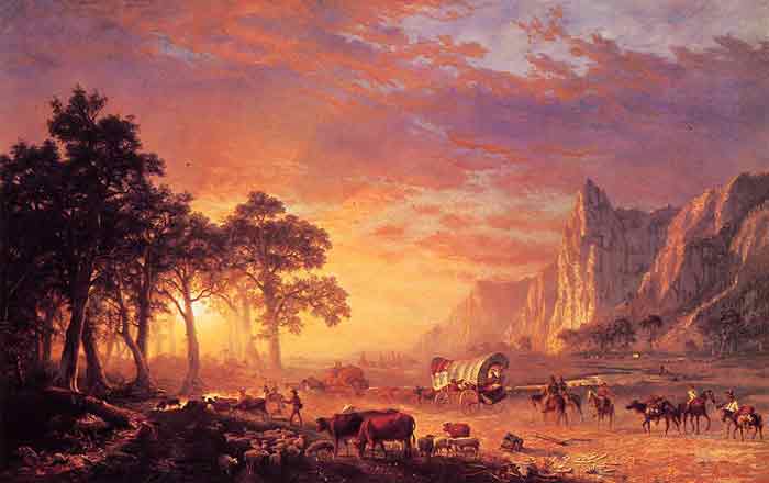 Oil painting for sale:The Oregon Trail , 1869