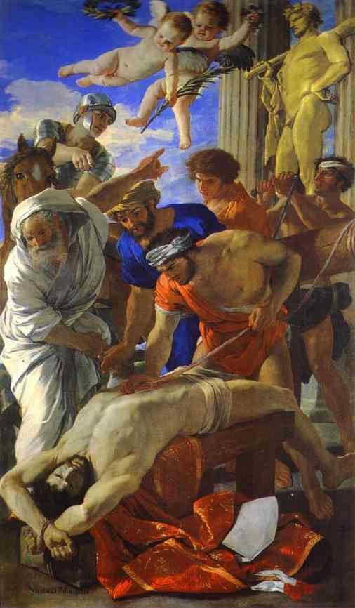Oil painting:The Martyrdom of St. Erasmus. 1628