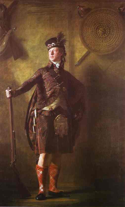 Oil painting:Portrait of Colonel Alasdair Mcdonnell of Glengarry. 1812