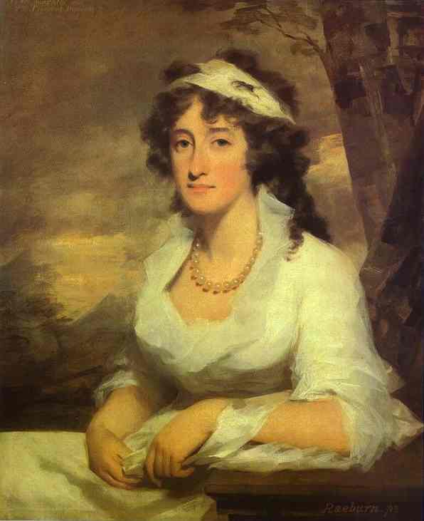 Oil painting:Portrait of Janet Dundas. c.1790