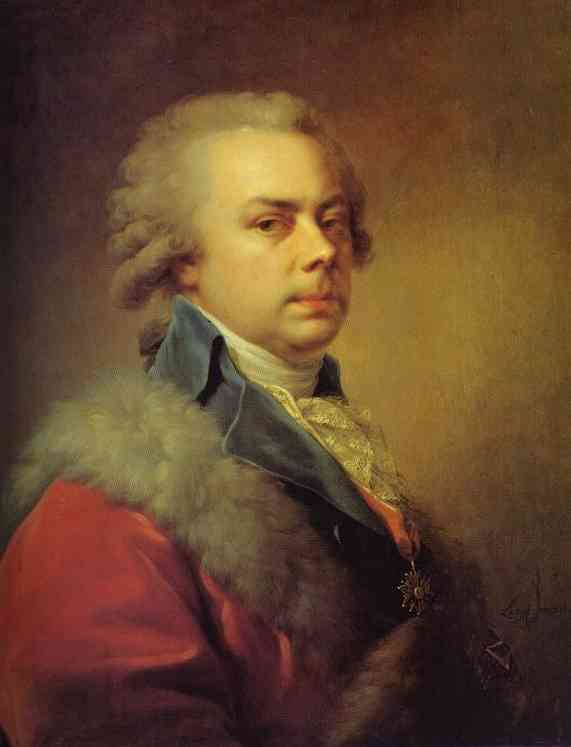 Oil painting:Portrait of Prince Nikolay Yusupov.
