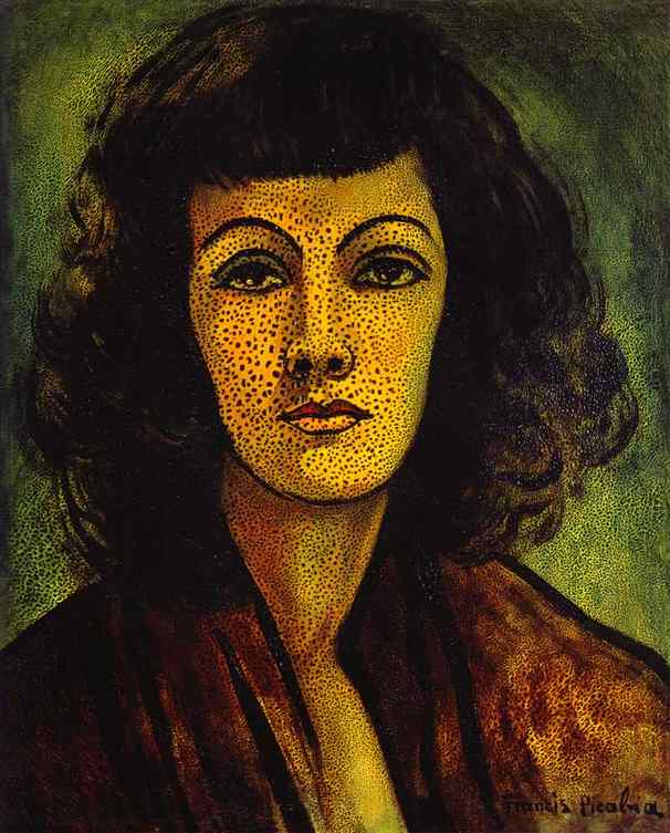 Oil painting:Portrait of Woman. c. 1935