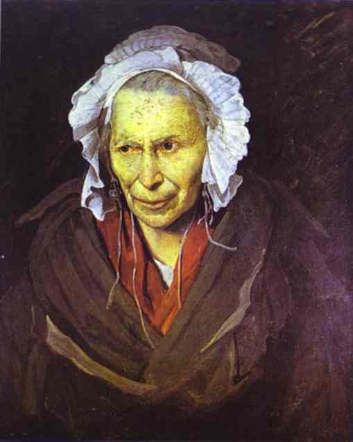 Oil painting:The Madwoman. c. 1822