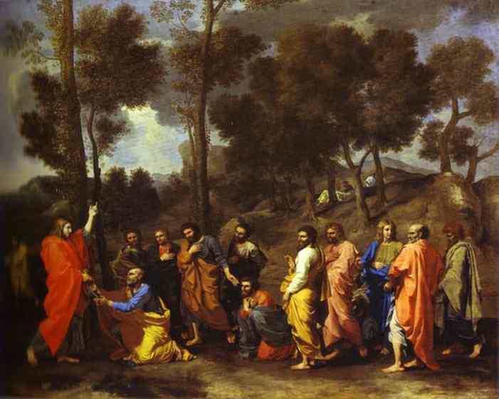 Oil painting:The Ordination. 1640
