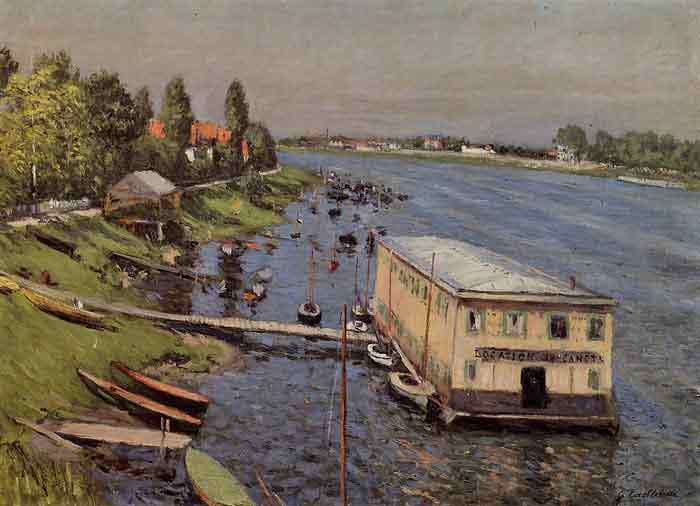 Oil painting for sale:Boathouse in Argenteuil, 1886-1887
