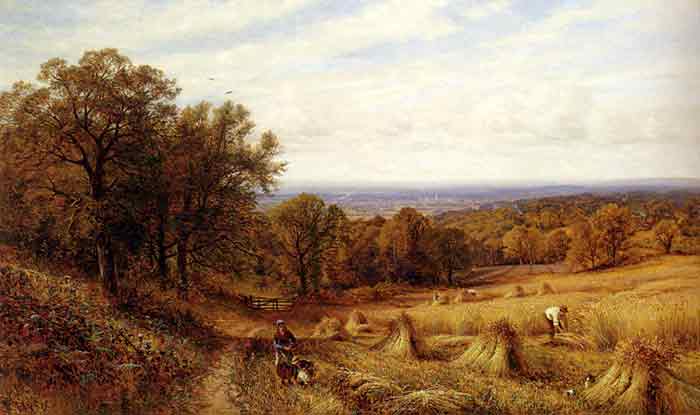 Oil painting for sale:Harvest Time, 1889