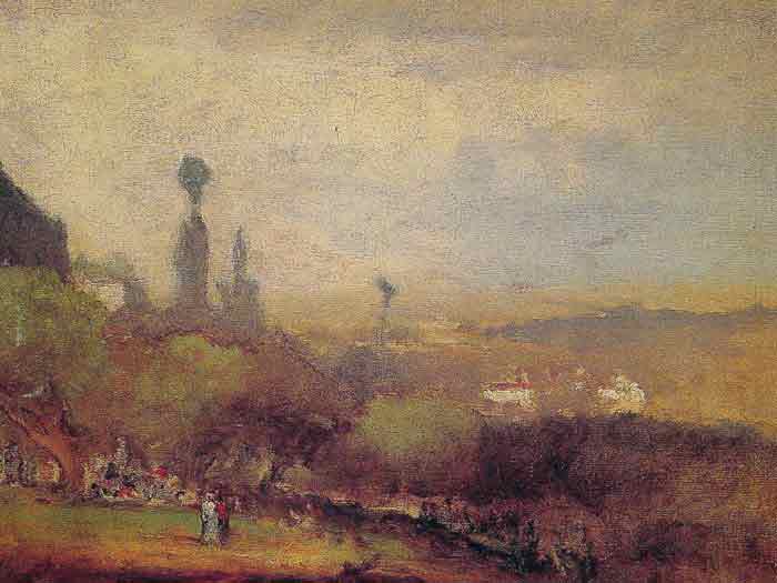 Oil painting for sale:Monte Lucia, Perugia, 1873